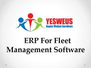 ERP For Fleet Management