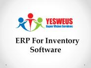 ERP For Inventory Software