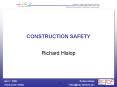 CONSTRUCTION SAFETY PowerPoint PPT Presentation
