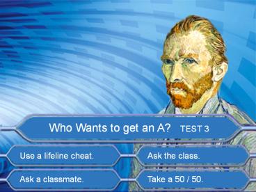 Who wants to be a millionaire template