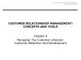 CUSTOMER RELATIONSHIP MANAGEMENT: CONCEPTS AND TOOLS PowerPoint PPT Presentation