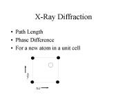 X-Ray Diffraction