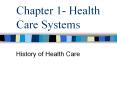 Chapter 1- Health Care Systems PowerPoint PPT Presentation