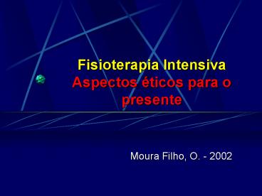 Fisioterapia Intensiva Aspectos 