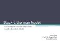 Black-Litterman Model PowerPoint PPT Presentation