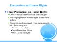 Perspectives on Human Rights PowerPoint PPT Presentation