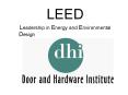 LEED PowerPoint PPT Presentation