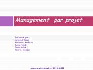 Management par projet  Pr