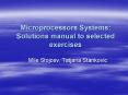Microprocessors Systems: Solutions manual to selected exercises PowerPoint PPT Presentation