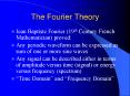 The Fourier Theory PowerPoint PPT Presentation