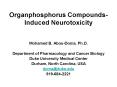 Organphosphorus Compounds-Induced Neurotoxicity PowerPoint PPT Presentation