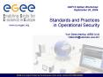 Standards and Practices in Operational Security   Yuri Demchenko, AIRG UvA <demch@science.uva.nl> PowerPoint PPT Presentation