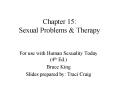 Chapter 15: Sexual Problems PowerPoint PPT Presentation