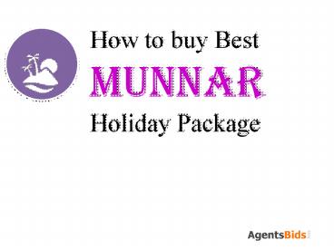 munnar holiday packages