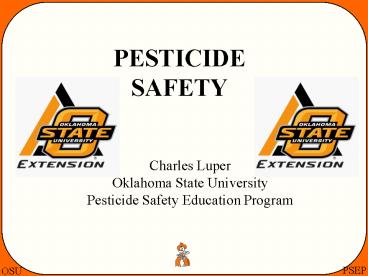 PESTICIDE SAFETY