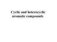 Cyclic and heterocyclic aromatic compounds