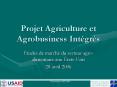 Projet Agriculture et Agrobusiness Int PowerPoint PPT Presentation