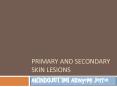 Primary and secondary skin lesions PowerPoint PPT Presentation