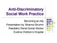 Anti-Discriminatory Social Work Practice PowerPoint PPT Presentation