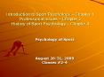 Introduction to Sport Psychology  PowerPoint PPT Presentation
