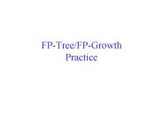 FP-Tree/FP-Growth Practice