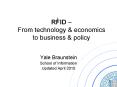 RFID  PowerPoint PPT Presentation