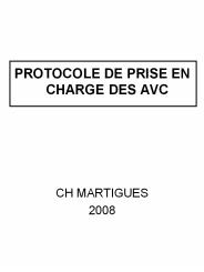 PROTOCOLE DE PRISE EN CHARGE DES AVC