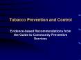 Tobacco Prevention and Control PowerPoint PPT Presentation