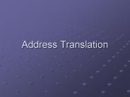Address Translation