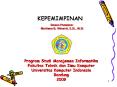 KEPEMIMPINAN PowerPoint PPT Presentation