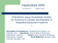Potential for using Clinoptilolite Zeolites for Ammonia-N Transfer and Retention in Integrated Aquaculture Systems PowerPoint PPT Presentation