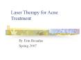 Laser Therapy for Acne Treatment PowerPoint PPT Presentation