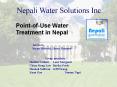 Nepali Water Solutions Inc. PowerPoint PPT Presentation