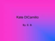 Kate DiCamillo