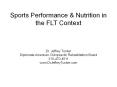 Sports Performance PowerPoint PPT Presentation