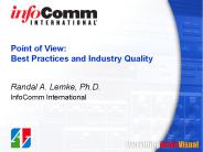 Point of View: Best Practices and Industry Quality