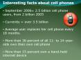 Interesting facts about cell phones PowerPoint PPT Presentation