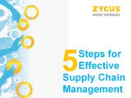 5 Steps for effective supply chain management