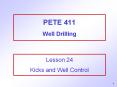 PETE 411 Well Drilling PowerPoint PPT Presentation