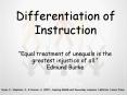 Differentiation of Instruction PowerPoint PPT Presentation