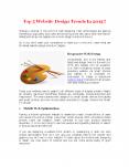 Top 5 Website Design Trends in 2013 PowerPoint PPT Presentation