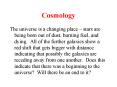 Cosmology PowerPoint PPT Presentation