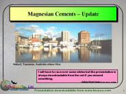 Magnesian Cements 