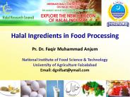 Halal Ingredients in Food Processing