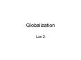 Globalization PowerPoint PPT Presentation