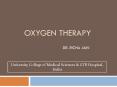 OXYGEN THERAPY PowerPoint PPT Presentation