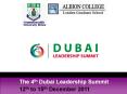 The 4th Dubai Leadership Summit PowerPoint PPT Presentation