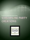 Streamline Party Creations PowerPoint PPT Presentation
