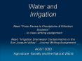 Water and Irrigation Read  PowerPoint PPT Presentation