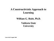 Cognitive Psychology: Constructivism